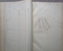 1938 Manuscript Book FRENCH DRESS MAKING Garment Cutting Design Patterns Clothes  (10)