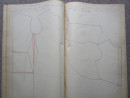 1938 Manuscript Book FRENCH DRESS MAKING Garment Cutting Design Patterns Clothes  (12)