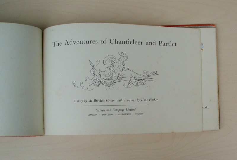 The Adventures of Chanticleer and Partlet (Hans Fischer illustrated ...