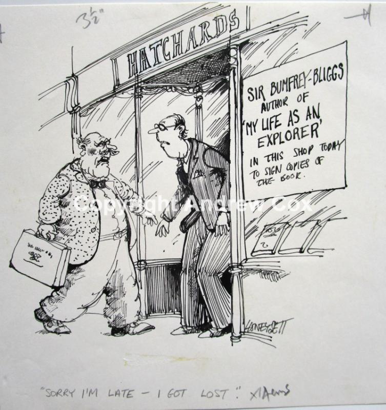Original Book Shop Related Cartoon Artwork | Books | PBFA