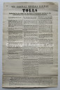 THE CORNWALL MINERALS RAILWAY List of Tolls 1874 Railway Act ORIGINAL POSTER (1)