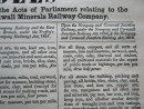 THE CORNWALL MINERALS RAILWAY List of Tolls 1874 Railway Act ORIGINAL POSTER (6)