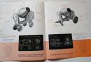 1957 MAXIMIXAM CONCRETE MIXERS Trade Catalogue LEEDS Chippindale Engineers Ltd  (6)