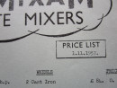 1957 MAXIMIXAM CONCRETE MIXERS Trade Catalogue LEEDS Chippindale Engineers Ltd  (2)