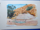 1989 1994 AUSTRALIAN TOURS in 29 Original Water Colour Paintings Manuscript Book  (12)