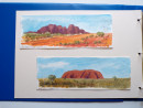 1989 1994 AUSTRALIAN TOURS in 29 Original Water Colour Paintings Manuscript Book  (15)