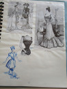 Manuscript Book WOMEN'S DRESS & FASHION Clothes in the 20th Century HANDWRITTEN  (10)