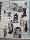 Manuscript Book WOMEN'S DRESS & FASHION Clothes in the 20th Century HANDWRITTEN  (11)