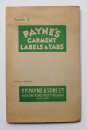 1950s Trade Catalogue CLOTHES Clothing Silk Labels P. P. Payne & Sons NOTTINGHAM  (2)