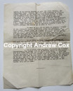 1943 World War Two MANUSCIPT Account of OPERATION CORKSCREW Pantellaria ITALY  (2)