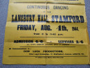 1944 Wartime CONCERT Poster LANSBURY HALL STAMFORD Lincolnshire JIVE BAND Louth  (4)