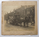 1905 Last HORSE DRAWN TRAM CAR Nechells Birmingham ORIGINAL PHOTOGRAPH A Twigg  (1)