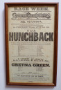 1832 BRIDGNORTH Shropshire Theatre Poster THE HUNCHBACK Sheridan Knowles GRETNA  (1)