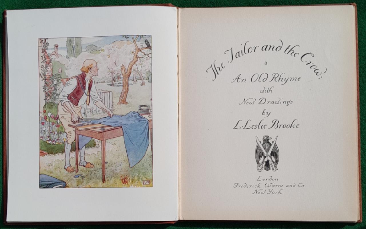 The Tailor and the Crow An Old Rhyme with New Drawings by L Leslie ...