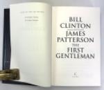 The President is Missing, The President's Daughter, & The First Gentleman, by Bill Clinton and James Patterson, All Signed by Both, First editions IMG_8300
