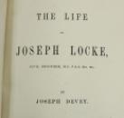 The Life of Joseph Locke, Civil Engineer, Joseph Devey, 1862 IMG_7434