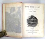 For The Flag, From the French of Jules Verne, by Mrs. Cashel Hoey, Sampson Low, 1897, first UK edition. IMG_8638