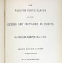 Charles Darwin; The Various Contrivances by Which Orchids are Fertilised by Insects, 1885, Second Edition, Revised, Fourth Thousand,John Murray IMG_73142