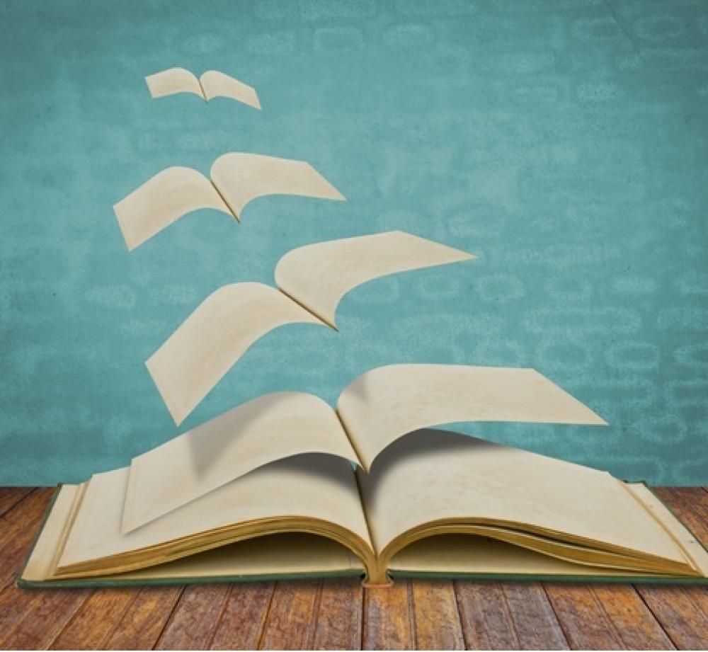 ILEC 2023 image - flying books