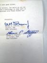 Unique collection of NASA correspondence with multiple astronaut signatures, including Neil Armstrong & Buzz Alrdin, 1960s IMG_1741