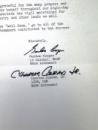 Unique collection of NASA correspondence with multiple astronaut signatures, including Neil Armstrong & Buzz Alrdin, 1960s IMG_1745