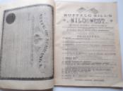 1891 BUFFALO BILL'S WILD WEST & Congress of ROUGH RIDERS SHOW Souvenir Programme  (3)
