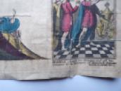 1824 JUVENILE School WRITING SHEET Prophecy of Isaiah HOLY BIBLE Hand Coloured  (6)