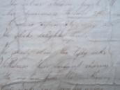 1824 JUVENILE School WRITING SHEET Prophecy of Isaiah HOLY BIBLE Hand Coloured  (15)