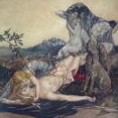 The Idyls of Theocritus; With Bion & Moschus. Translated by Andrew Lang. Illustrated by W. Russell Flint, Medici Society, 1922 limited edition in luxury custom binding IMG_0736A