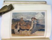 The Idyls of Theocritus; With Bion & Moschus. Translated by Andrew Lang. Illustrated by W. Russell Flint, Medici Society, 1922 limited edition in luxury custom binding IMG_0738