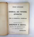 Priced Catalogue of Chemical and Physical Apparatus and Pure & Commercial Chemicals, Manufactured and Sold by Andrew H. Baird, Edinburgh, c. 1910 IMG_6162
