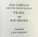 Sir Gawain & The Green Knight, Pearl and Sir Orfeo. Translated by J.R.R. Tolkien, 1975 first edition IMG_5895
