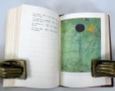 Glasgow School of Art Custom Leather Binding; Klee and Miró, 1966 IMG_5941