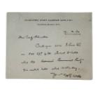 WELLS, H. G. (Herbert George Wells, 1866-1946). Autograph card signed to Margaret Haig Thomas, 2nd Viscountess Rhondda, concerning a %22Woman's Communist Party%22. s-l1600