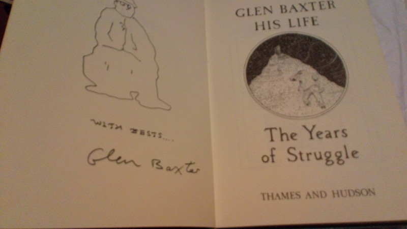 Glen Baxter his life The years of struggle | Books | PBFA