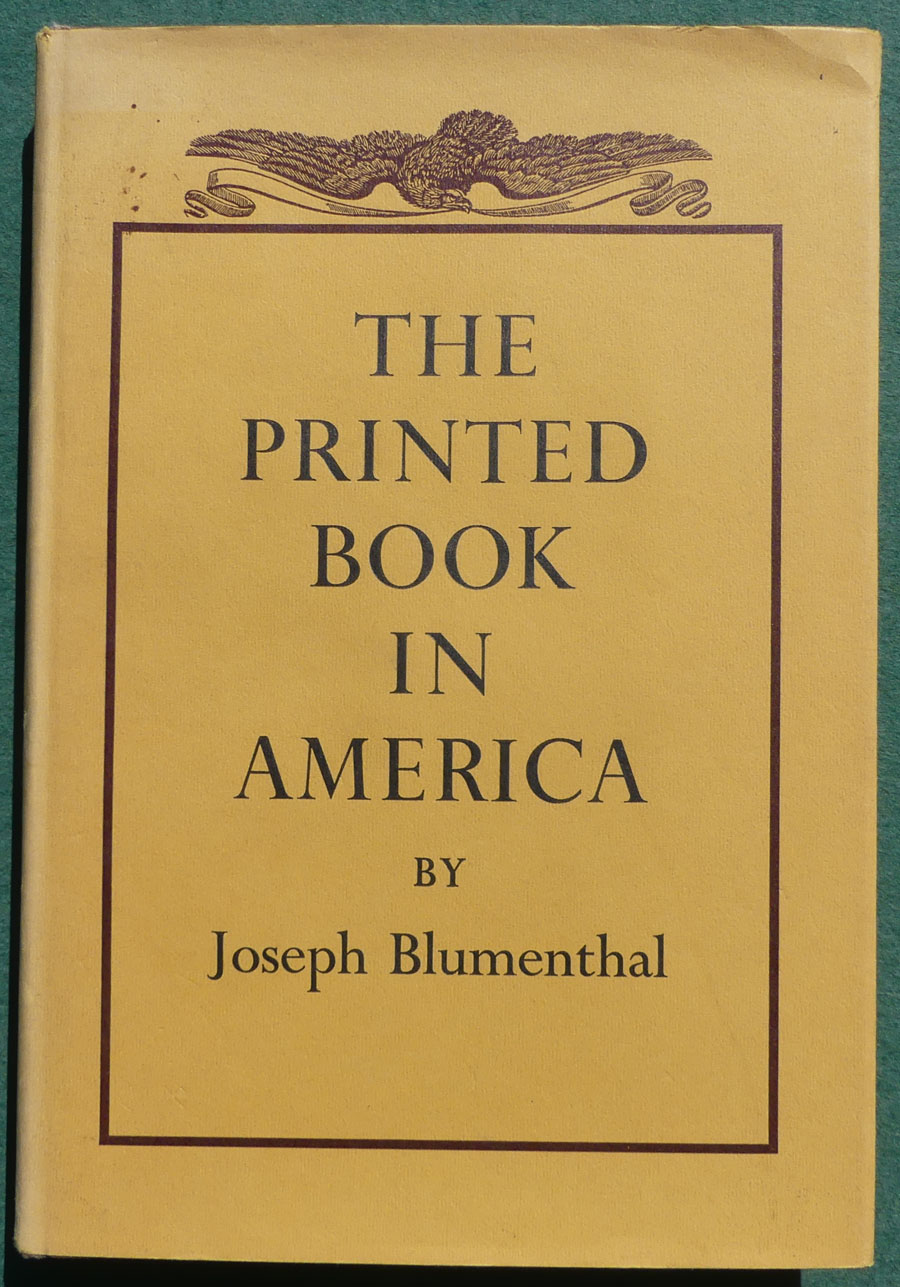 The Printed Book in America - Books - PBFA