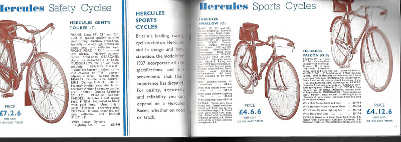 Hercules store racer cycle