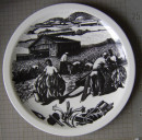 Clare Leighton Wedgwood plate Tobacco Growing