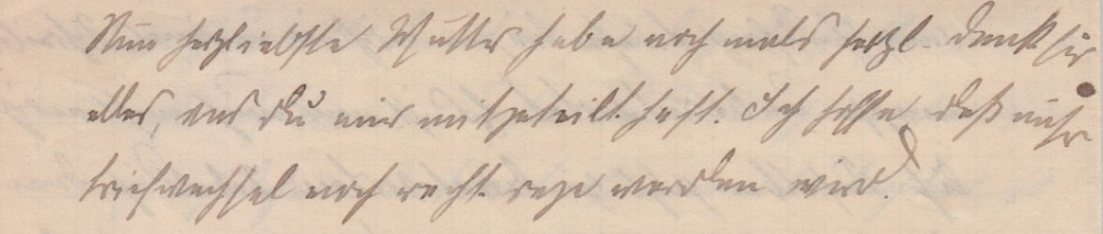 Excerpt from a letter from Anke's family archive, 10 October 1899, sent from Siromboe to Germany, Copyright Anke Timmermann