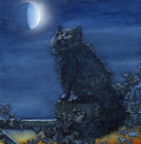 Cat and the Moon