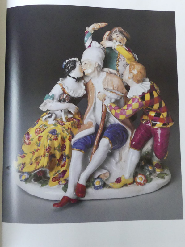 Harlequin Unmasked The Commedia Dell Arte Porcelain Sculpture Books PBFA